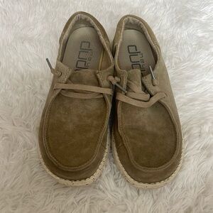 Hey Dude nut color shoes